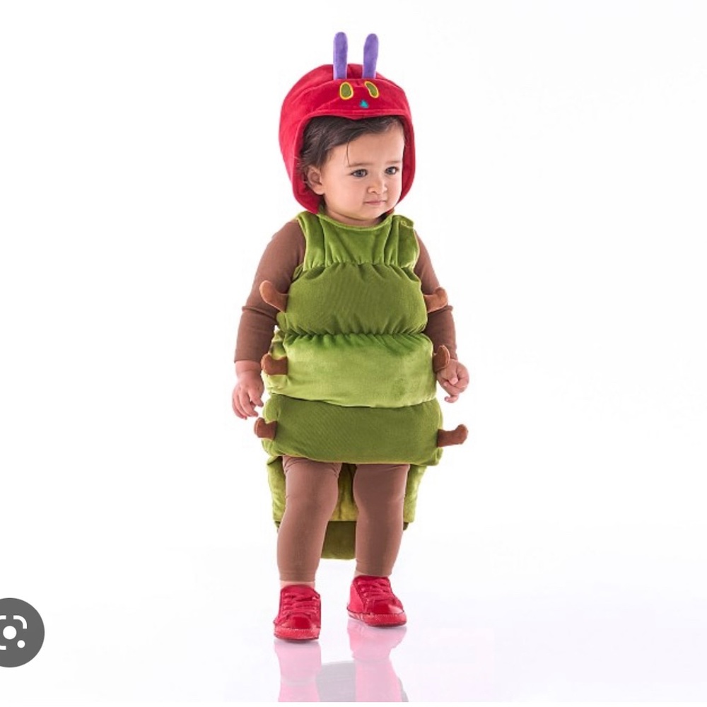 Pottery Barn Very Hungry Caterpillar costume 0-6 months perfect condition